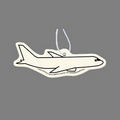 Paper Air Freshener Tag W/ Tab - Airplane (Jet)